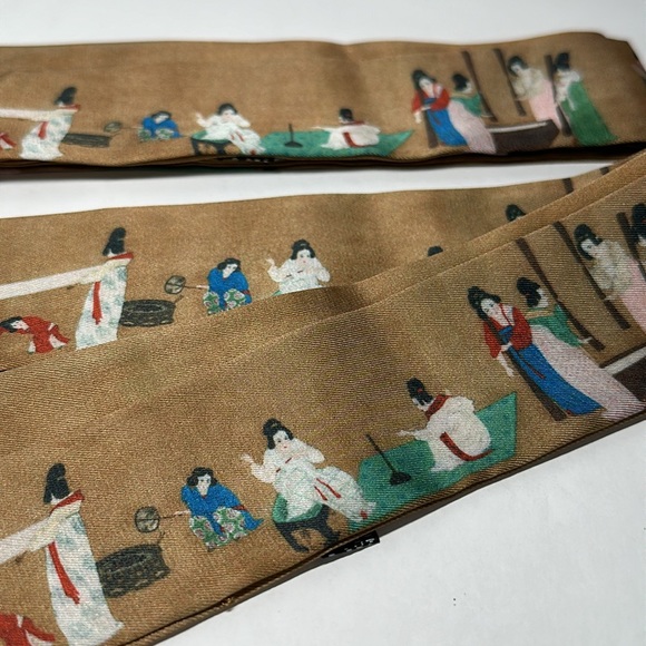 Two Van Gogh Oil Painting Thin Scarves / Hair Bands / Scarves - #951 - Picture 5 of 7